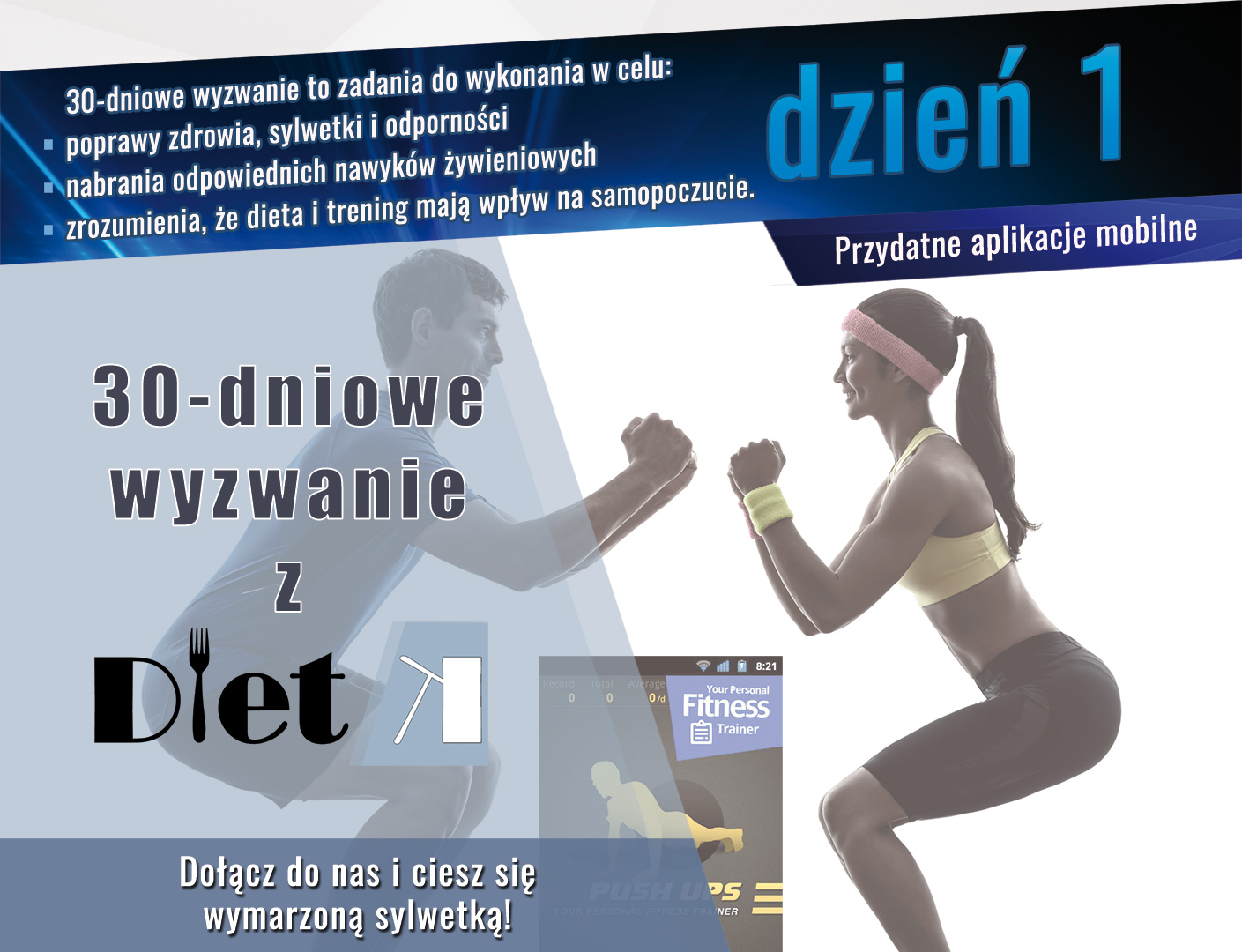 30 dni dla sylwetki, zdrowia i odporności - dzień 1 30 dni dla sylwetki, zdrowia i odporności - dzień 1
