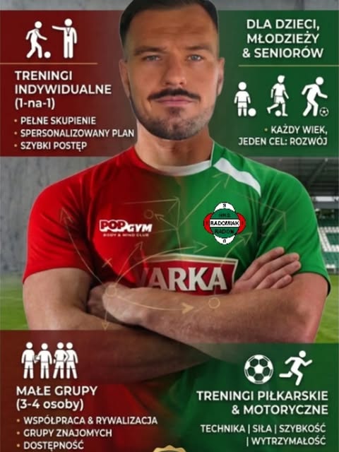 Krzysztof Blank – treningi indywidualne, grupowe, piłkarskie i motoryczne w Radomiu