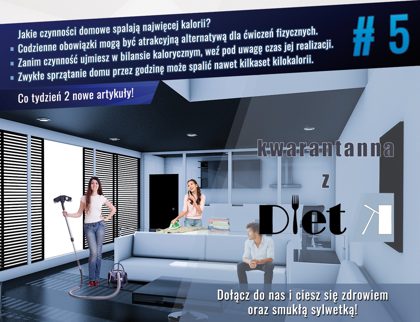 Jakie czynności domowe spalają najwięcej kalorii? Jakie czynności domowe spalają najwięcej kalorii?
